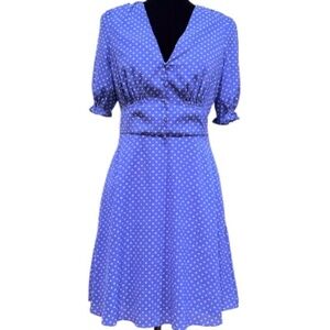 💙 Kate Spade New York Polka Dot Dress – Size 4